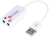 OXYURA Sound card USB Adapter(White)