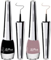 La Perla Laerla Pack Of 2 Sparkeling Eyeliner 5MLx2pc-LE101-Black,Pink 5 g(Black Pink) - Price 149 72 % Off  