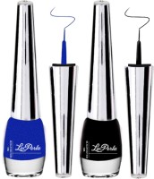 La Perla Laerla Pack Of 2 Sparkeling Eyeliner 5MLx2pc-LE101-Black,Blue 5 g(Black Blue) - Price 149 72 % Off  
