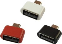 Smart Micro USB OTG Adapter(Pack of 3)   Laptop Accessories  (Smart)