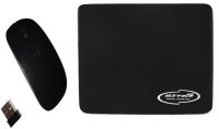 View Gadget Deals Comfortable Wireless Optical Mouse & Surface Mouse Pad Combo Set Laptop Accessories Price Online(Gadget Deals)