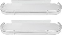 View Admire 18'' Oval Supreme Shelf 2pc Acrylic Wall Shelf(Number of Shelves - 2, Clear) Furniture (Admire)