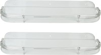 View Admire 18'' 'D' Shelf 2pc Acrylic Wall Shelf(Number of Shelves - 2, Clear) Furniture (Admire)
