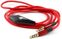 RETRACK 3.5mm to 3.5mm AuXCable With Mic- Talk Handsfree On Your Car Stereo And Wirelsss Headset headphone USB Adapter(Red)