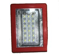 View Bruzone Rechargable Halogen LED Light A03 Emergency Lights(Red) Home Appliances Price Online(Bruzone)