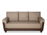 View @home by Nilkamal Fabric 3 Seater(Finish Color - Brown) Furniture (@home by Nilkamal)