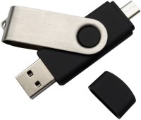 Eshop Swivel Twist Angle 360 Degree Rotating USB 2.0 Pendrive 8 GB OTG Drive(Black, Type A to Micro USB)