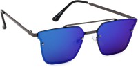 Eyeland Wayfarer Sunglasses(For Men & Women, Blue, Multicolor)