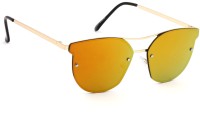 Eyeland Wayfarer Sunglasses(For Men & Women, Yellow, Orange, Multicolor)
