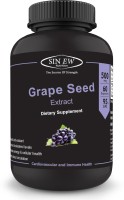 Sinew Nutrition Grape Seed Extract - (60 Capsules) 500 mg per Serving, 100 % Veg, Pure & Natural Dietary Supplement(60 No)