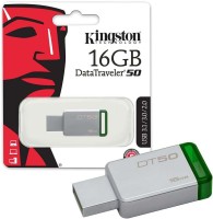 View Kingston DT50 16 GB Pen Drive(Silver) Price Online(Kingston)