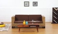 View Furnspace Ravel 3 Seater Sofa Fabric 3 Seater(Finish Color - FS Water Hyacinth, Choco) Furniture (Furnspace)