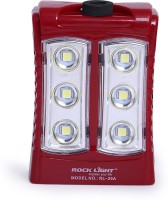 View Rocklight Rechargable Led RL26A Emergency Lights(Red) Home Appliances Price Online(Rocklight)
