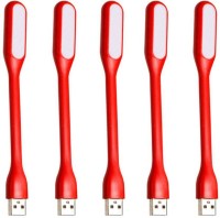 Infinity Flexible USB Led Light pack of 5 JHPB-A11 Led Light(Red)   Laptop Accessories  (Infinity)
