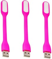 View Infinity Flexible USB Led Light pack of 3 JHPB-A19 Led Light(Pink) Laptop Accessories Price Online(Infinity)