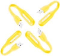 View Infinity Flexible USB Led Light pack of 4 JHPB-A7 Led Light(Yellow) Laptop Accessories Price Online(Infinity)