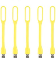 Infinity Flexible USB Led Light pack of 5 JHPB-A8 Led Light(Yellow)   Laptop Accessories  (Infinity)