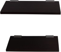 View CAPTIVER Display Wall Décor Shelf wenge set of 2-(15X30)CM MDF Wall Shelf(Number of Shelves - 2, Black) Furniture (Captiver)