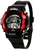 Talgo Digital Sport Round Dial Sport Style Trendy Rubber Streap Red Color Digital System Watch For Boys And Childrens And Men Digital Watch - For Boys Digital Watch  - For Men   Watches  (Talgo)