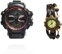 aviser Dual time digital with vintage butterfly watch Analog-Digital Watch  - For Boys & Girls   Watches  (Aviser)