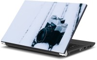 Dadlace Retro Camera Vinyl Laptop Decal 15.6   Laptop Accessories  (Dadlace)
