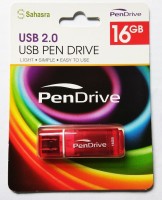View SAHASRA PEN DRIVE 16 GB Pen Drive(Red) Price Online(SAHASRA)