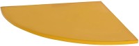 Klaxon Glass Wall Shelf(Number of Shelves - 3, Yellow)   Furniture  (Klaxon)