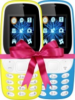 I Kall K3310 Combo Of Two Mobile(Yellow, Light Blue) - Price 1151 28 % Off  