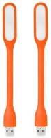 View Infinity Flexible Portable Lamp 1 pcs Flexible Led Light USB LED-21 Led Light(Orange) Laptop Accessories Price Online(Infinity)