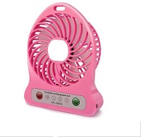 View Infinity Rechargeable Usb Mini Fan JHPB-35 USB Air Freshener(Pink) Laptop Accessories Price Online(Infinity)