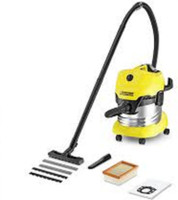 Karcher WD 4 Premium Wet & Dry Vacuum Cleaner(Yellow)