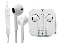BhanujT Earpod Headset with Mic(White, On the Ear)   Laptop Accessories  (BhanujT)