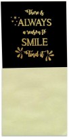Clixicle Clixicle Magnet with Postit There is always a reason to smile - 6in x 8in Fridge Magnet Pack of 1(Multicolor)