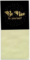 Clixicle Clixicle Magnet with Postit Be nice to yourself - 6in x 8in Fridge Magnet Pack of 1(Multicolor)