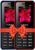 I Kall K20 Combo Of Two Mobile(Blue, Red) - Price 1099 31 % Off