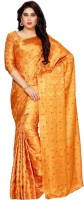 MIMOSA Embellished Kanjivaram Art Silk Saree(Gold)