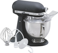 KITCHEN AID 5KSM150PSBBK 300 W Mixer Grinder (1 Jar, Cast Iron Black- Special Finish)