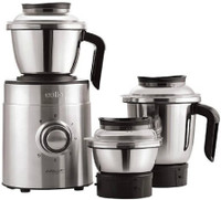 cello Beta Steelco 1000 W Mixer Grinder (3 Jars, Silver)