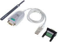 moxa Uport-1150 1-port RS-232/422/485 USB-to-serial converter with 2 KV isolation USB Adapter(Silver)