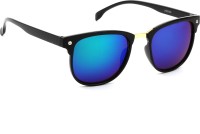 Eyeland Wayfarer Sunglasses(For Men & Women, Blue, Green, Multicolor)