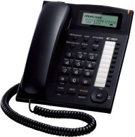 View Purohit panasonic-KX-TS880MX Cordless Landline Phone(Black) Home Appliances Price Online(Purohit)