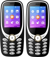 I Kall K3311 Combo with Two Mobile(Silver Black, Silver Black) - Price 1399 29 % Off  