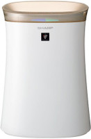 Sharp Air Purifier with Mosquito Catcher | Indoor Air Purifier | Dual Purification - ACTIVE Plasmacluster Tech & PASSIVE FILTERS-True HEPA H14 (in EN1822 type) +Carbon+Pre-Filter | Captures 99.97% of Impurities |FP-GM50E-B Room Air Purifier(White)