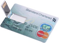 View Microware Credit Card Shaped 16 GB Pendrive 16 GB Pen Drive(Grey) Price Online(Microware)