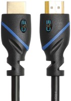 C&E  TV-out Cable CNE72136(Black, For TV, 3.048 m)