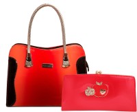 Louise Belgium Hand-held Bag(Red)