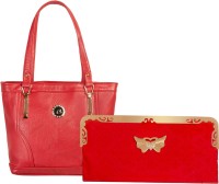 Louise Belgium Hand-held Bag(Red)