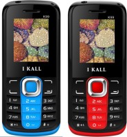I Kall K99 Combo Of Two Mobile(Blue, Red) - Price 1099 31 % Off  