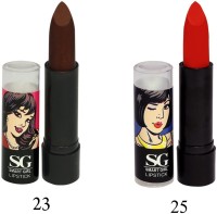 Amura Smart Girl LipStick Set of 2 (23,25)(4.5 g, 23,25) - Price 129 35 % Off  