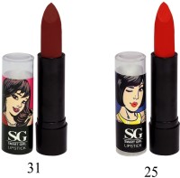 Amura Smart Girl LipStick Set of 2 (31,25)(4.5 g, 31,25) - Price 129 35 % Off  